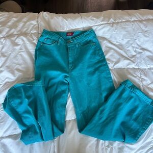 Dickies Teal Women's Flare Jeans